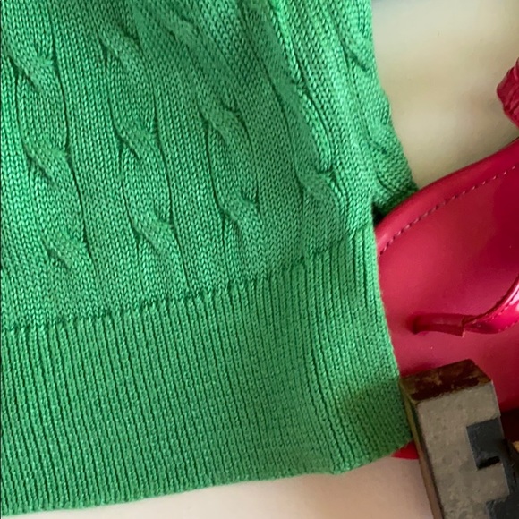 🏇LAUREN RALPH LAUREN Cotton Cable Knit Sweater - Picture 7 of 8